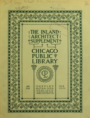 Cover of: Technical review of the Chicago public library.