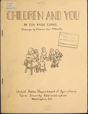 Cover of: Children and you