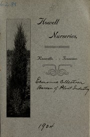 Cover of: Howell Nurseries by Howell Nurseries