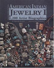 Cover of: American Indian Jewelry I: 1200 Artist Biographies (American Indian Art Series)