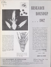 Cover of: Research roundup: 1962