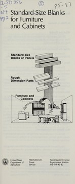 Cover of: Standard-size blanks for furniture and cabinets