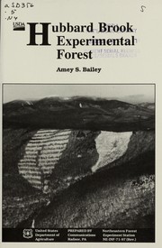 Hubbard Brook Experimental Forest by Northeastern Forest Experiment Station (Radnor, Pa.)