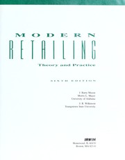 Cover of: Modern retailing by Joseph Barry Mason