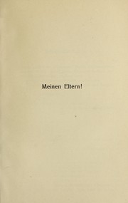 Cover of: Die sittlich-religiöse Lebensanschauung des englischen und schottischen Volkes nach den Volksballaden