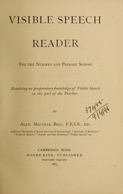 Cover of: Visible speech reader