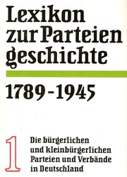 Lexikon zur Parteiengeschichte by Dieter Fricke