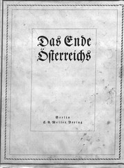 Cover of: Das Ende Österreichs by Max Dachauer