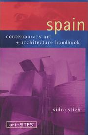 Cover of: Spain: contemporary art + architecture handbook