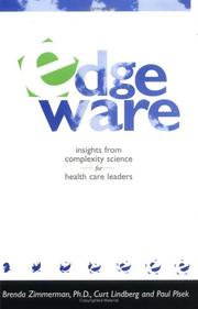 Cover of: Edgeware: insights from complexity science for health care leaders