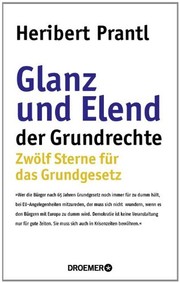 Cover of: Glanz und Elend der Grundrechte: Zwölf Sterne für das Grundgesetz