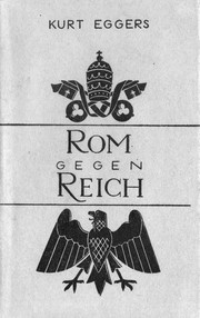 Cover of: Rom gegen Reich by Eggers, Kurt