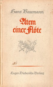 Cover of: Atem einer Flöte