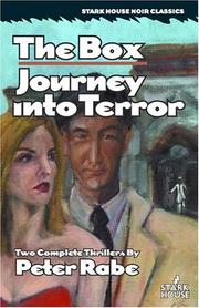Cover of: The Box / Journey Into Terror by Peter Rabe