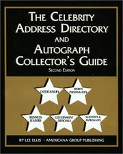 Cover of: The Celebrity Address Directory & Autograph Collector's Guide