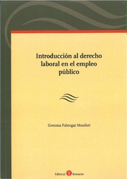 Cover of: Introducción al derecho laboral en el empleo público