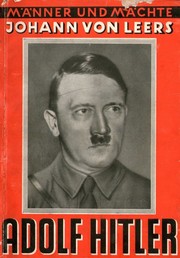 Cover of: Adolf Hitler.