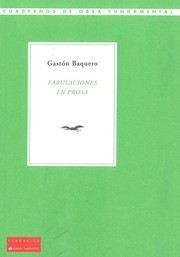 Cover of: Fabulaciones en prosa