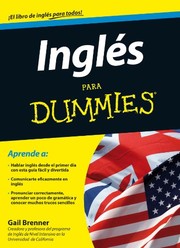 Cover of: Inglés para dummies by Gail Abel Brenner