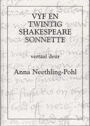 Cover of: Vyf en Twintig Shakespeare Sonnette