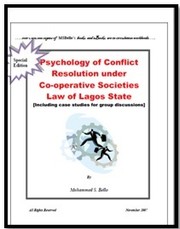 Cover of: Psychology of Conflict Resolution under Cooperative Societies Law of Lagos State, Nigeria