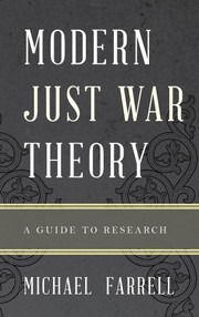 Cover of: Modern just war theory by 