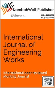 Cover of: International journal of Engineering Works (ISSN:2409-2770) by 