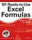 Cover of: 101 Ready-to-Use Excel Formulas