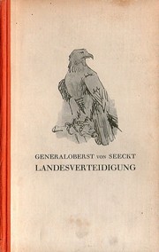 Cover of: Landesverteidigung by 