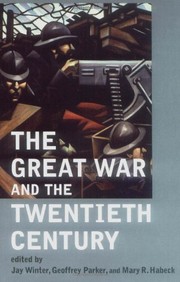 Cover of: The Great War and the twentieth century