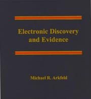 Cover of: Electronic discovery and evidence