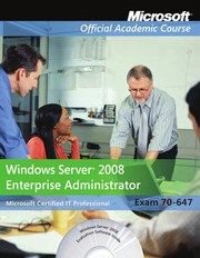 Cover of: Exam 70-647 Windows Server 2008 Enterprise Administrator