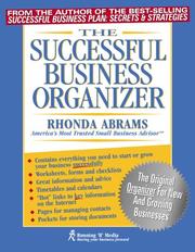 Cover of: The Successful Business Organizer by 