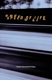 Cover of: Speed of life