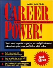 Cover of: Career Power by Neil C. Kalt