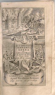 Cover of: P. VIRGILII MARONIS OPERA ad Editionem P. Maasvicii CASTIGATA Cum Notis JOH. MIN-ELLII