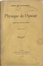 Cover of: Physique de lʹamour by 