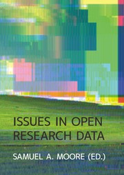 Cover of: Issues in Open Research Data by 