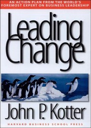Cover of: Leading change by John P. Kotter