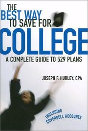 The Best Way to Save for College by Joseph F. Hurley
