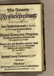 Cover of: West-Indianische reissbeschreibung / de an. 1639. biss 1645. von Ambsterdam nach S. Jorius de Mina, ein castel / in Africa
