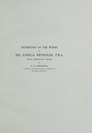 Cover of: Catalogue of the works of Sir Joshua Reynolds exhibited at the Grosvenor Gallery MDCCCLXXXIII-IV: illustrated with photo-intaglio plates after the originals by Alfred Dawson