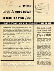 Cover of: When drought cuts down home-grown food