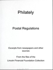 Philately by Lincoln Financial Foundation Collection