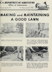 Cover of: Making and maintaining a good lawn