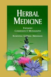 Cover of: Herbal Medicine: Expanded Commission E Monographs