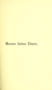 Cover of: Die Erkrankungen des Auges bei den akuten Exanthemen