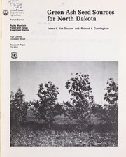 Green ash seed sources for North Dakota by James L. Van Duesen