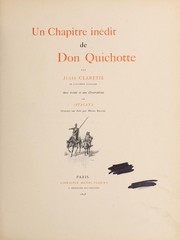 Cover of: Un chapitre in©♭dit de Don Quichotte