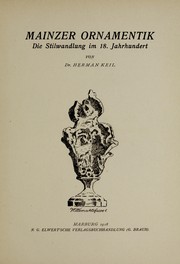 Mainzer Ornamentik by Herman Keil